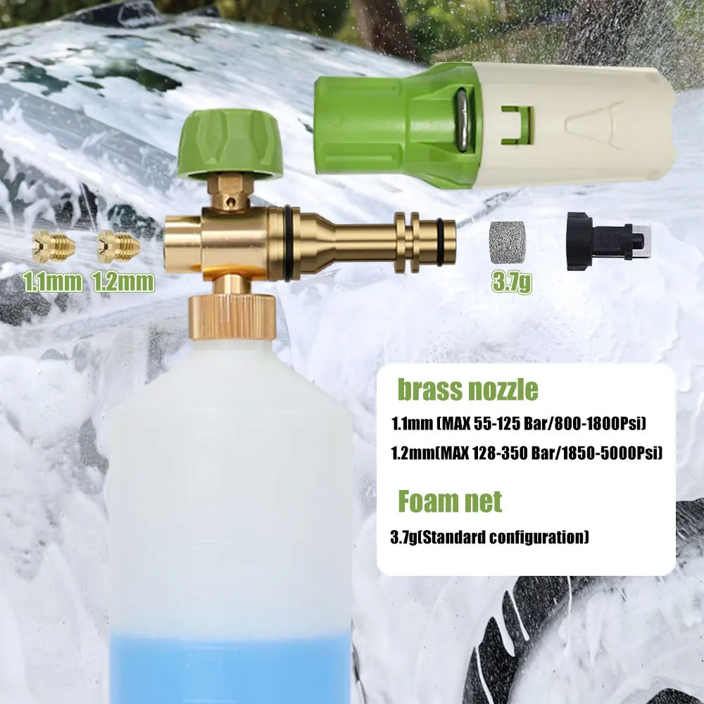 Aluminum Foam gun Lance Foam c - đánh giá và giá Foam Cannon Car Wash
