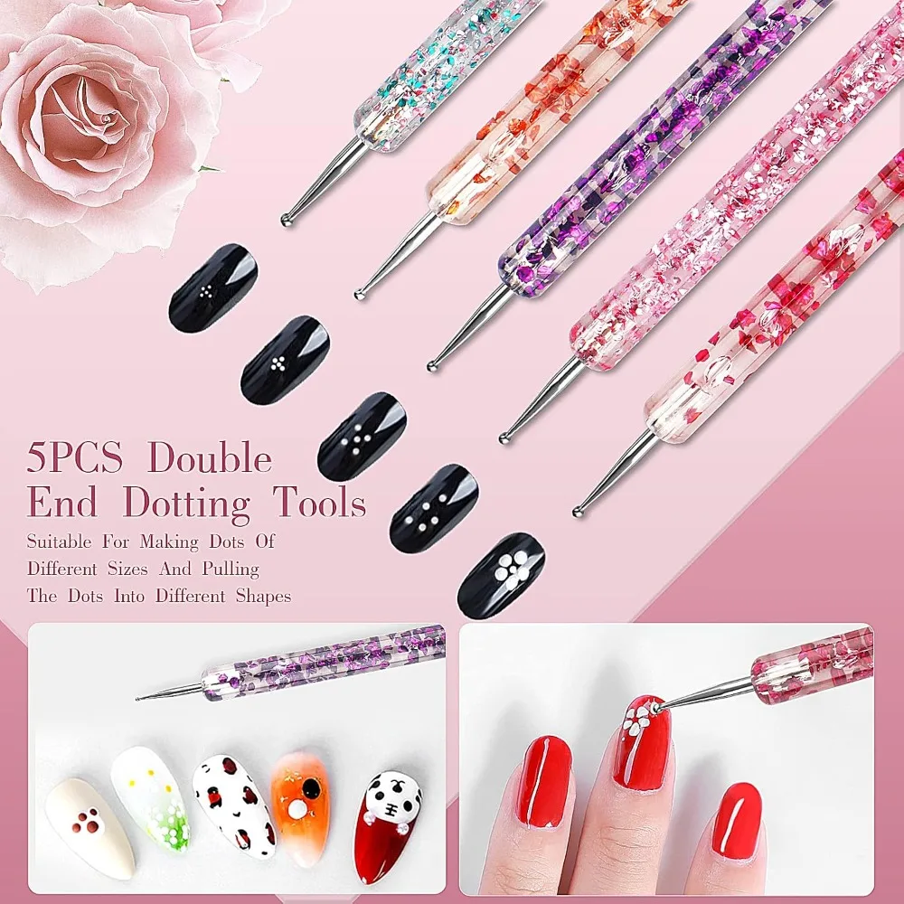 32pcs Nail Art Brushes, Acryli - đánh giá và giá Detailing Brush Set