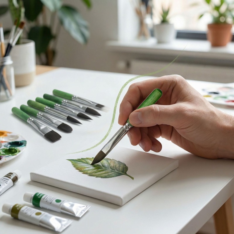 6-piece Mini Travel Painting B - đánh giá và giá Detailing Brush Set
