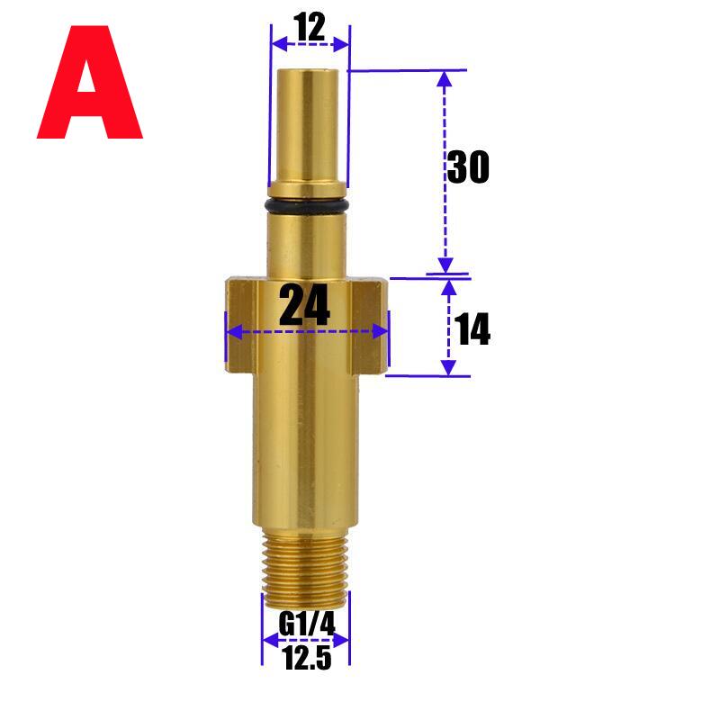 Nozzle Adaptor With G1/4 Male  - đánh giá và giá Foam Cannon Car Wash