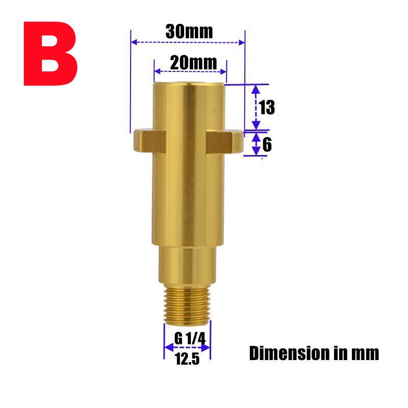 Nozzle Adaptor With G1/4 Male  - đánh giá và giá Foam Cannon Car Wash