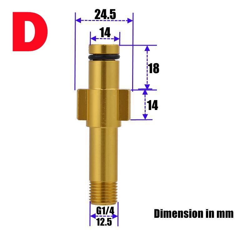 Nozzle Adaptor With G1/4 Male  - đánh giá và giá Foam Cannon Car Wash