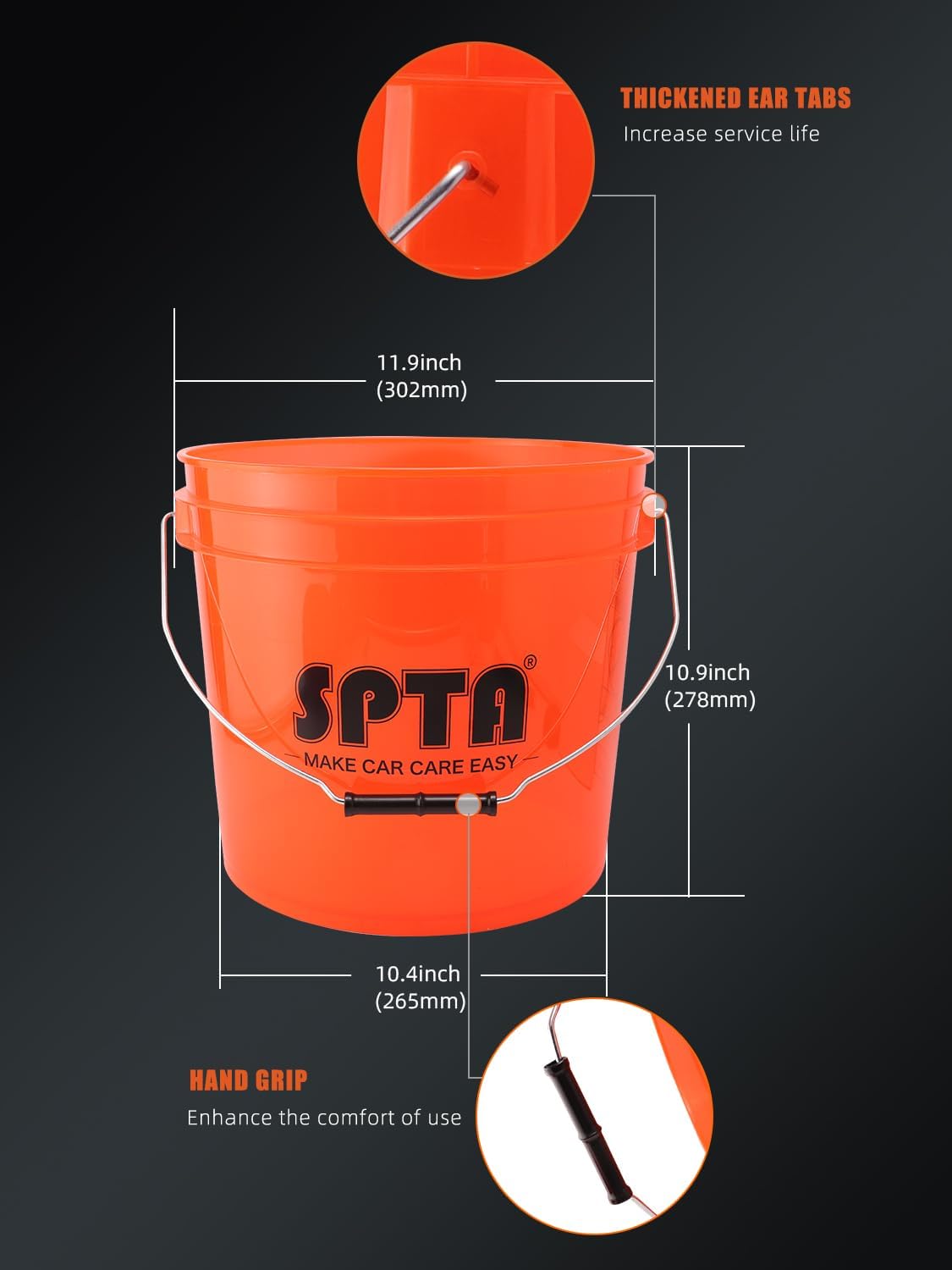 SPTA 31Pcs Car Wash 15L Bucket - đánh giá và giá Detailing Brush Set