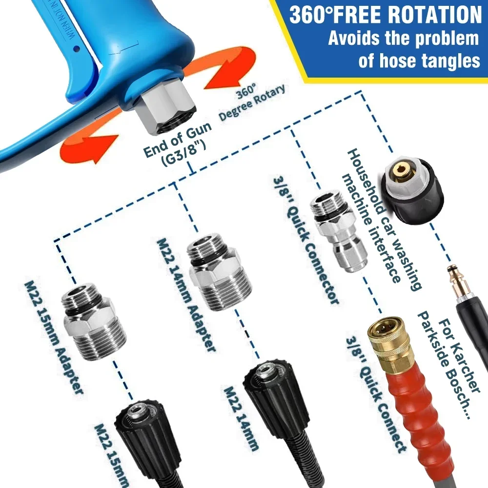 High Pressure Washer Snow Foam - đánh giá và giá Pressure Washer Foam Gun