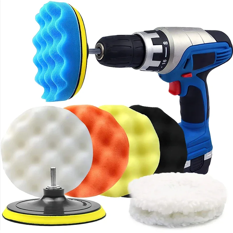 New 8Pcs Car Polishing Pads Ki - đánh giá và giá Polish Pad Set Buffer