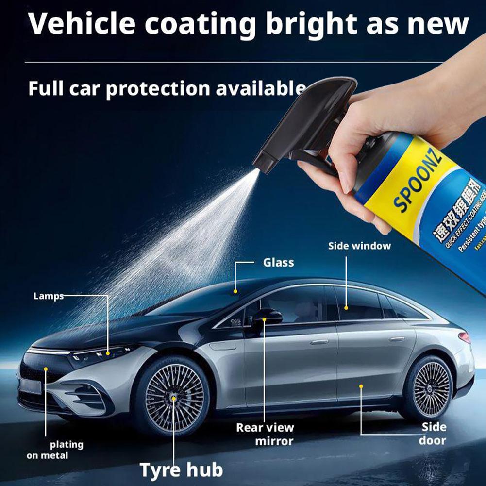 500ml Car Coating Spray Nano C - đánh giá và giá Car Wax Ceramic Coating